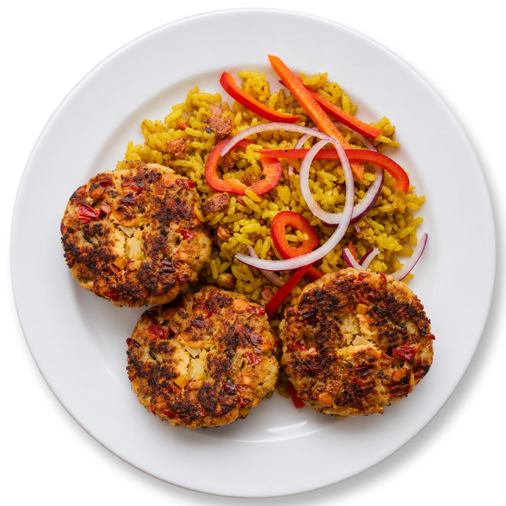 Salmon Cakes Julienne (5 Servings)