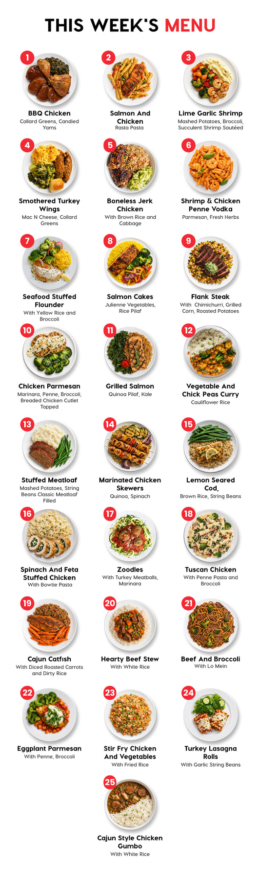Chef-Made Meal Prep in Essex County |  7 Meal Plan