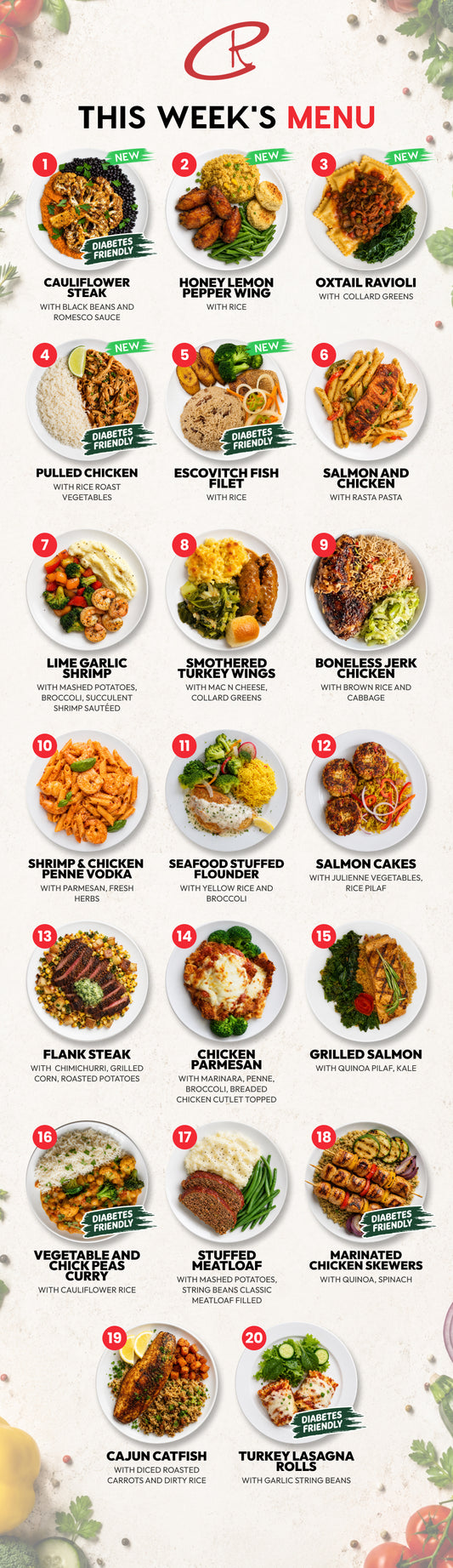 EXCLUSIVE 30% OFF 6 MEALS PLAN (USE CODE ROSCOE30)