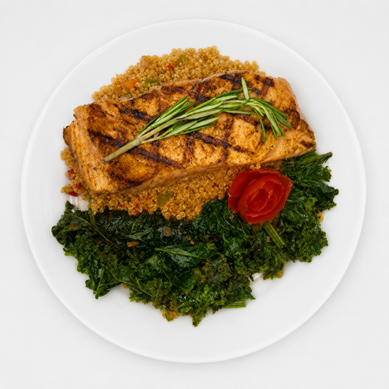 Grilled Salmon Quinoa Pilaf (5 Servings)