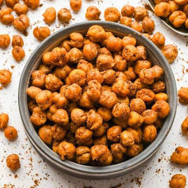 Crunchy Seasoned Chickpeas