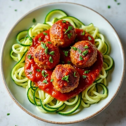 Zoodles with Turkey Meatballs, Marinara ( 5 Servings)